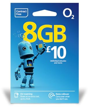 O2 Pre Pay Micro Sim Card With £10.00 Credit