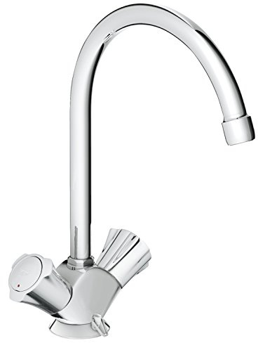 GROHE Costa L Küchenarmatur (Metalgriffe, schwenkbar, wärmeisoliert, langlebig), chrom, 31812001