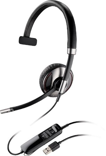 Plantronics Blackwire C710 monophonique Bandeau Noir Casque avec Microphone – Écouteurs avec Microphone (PC/Jeux, Monophonique, Bandeau, Noir, sans Fil, 2.1 + EDR)