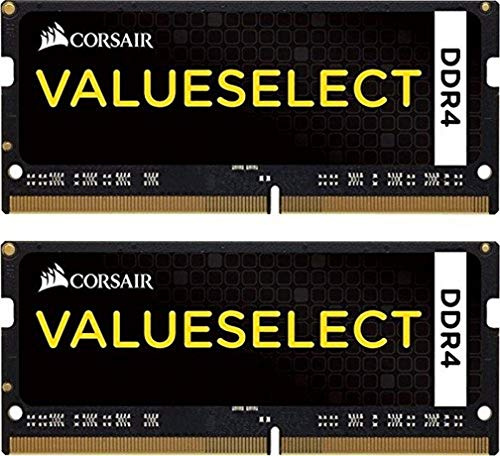 Corsair Value Select SODIMM 16GB (2x8GB) DDR4 2133MHz C15 Memoria per Laptop/Notebook, Nero