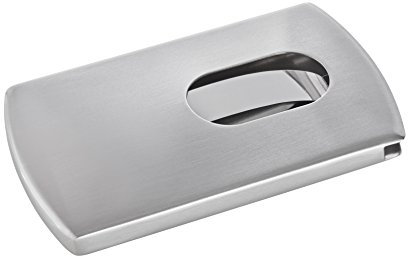 SIGEL VZ120 Visitenkarten-Etui silber, aus hochwertigem Edelstahl