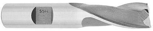 Drill America DWCT352ALX HSS 2 Flute Single End Extra Long for Aluminum, 1 x 1