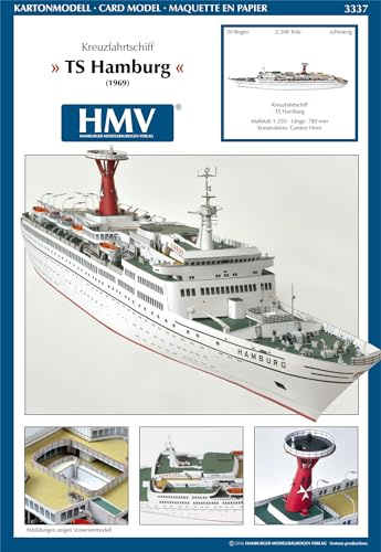 HMV HAMBURGER MODELLBAUBOGEN VERLAG Kreuzfahrtschiff TS Hamburg