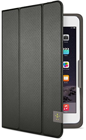 Belkin Universal Trifold Schutzhülle (für Tablets, Apple iPad mini 1-4, Samsung Galaxy Tab A (8 Zoll), Samsung Galaxy Tab S2 (8 Zoll)) schwarz