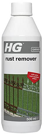 HG Rust Remover for Metal, Effective Rust Stain Remover with Rust Repellent Effect, Anti Rust Dip or Paint On, Powerful Rust Cleaner for Gates, Tools & Furniture - 500ml