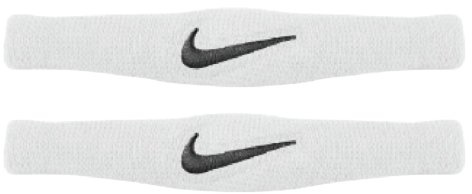 Nike Dri Fit Bänder Paar (Weiß/Schwarz, OSFM)