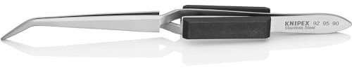 KNIPEX Universalkreuzpinzette Mattiert Geriffelt 162 mm, 92 95 90