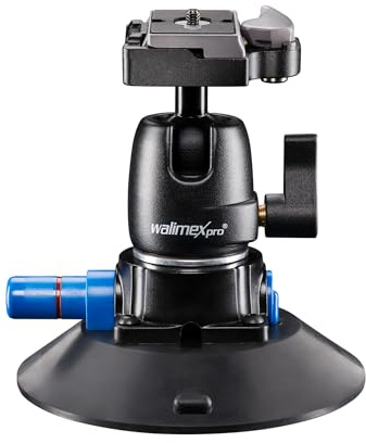 Walimex Pro Saugnapf-Stativ inkl. Kugelkopf für System- und DSLR Kameras