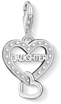 Thomas Sabo Damen-Charm 925 Silber Zirkonia weiß - 1267-051-14