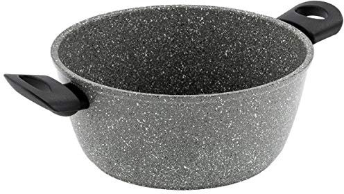 Barazzoni, Linea induction facile plus, Casseruola 2 manici ø24 cm, Made in Italy