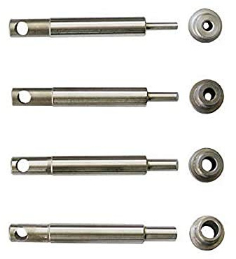 SET MIT 4 LOCHSTANZEN FÜR POLYPERFOR - Ø 3,3 mm, Ø 4,1 mm, Ø 4,9 mm, Ø 6,2 mm