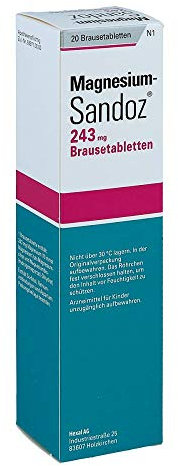 MAGNESIUM SANDOZ 243 mg Brausetabletten 20 St