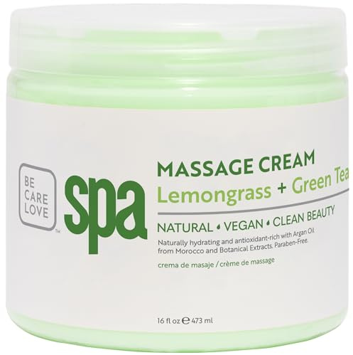 Bio Creative Lab Bcl Spa Lemongrass And Green Tea Massage Cream 16 Ounce
