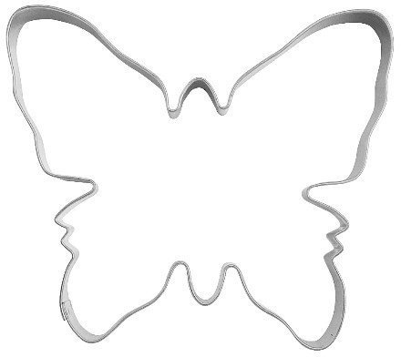 Formina Keksausstecher Schmetterling, 10cm, Silber, Legierter Stahl, 1 Stück