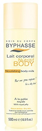Lait corporel nutritif à la gelée royale peaux sèches / Bouteille de 500ml