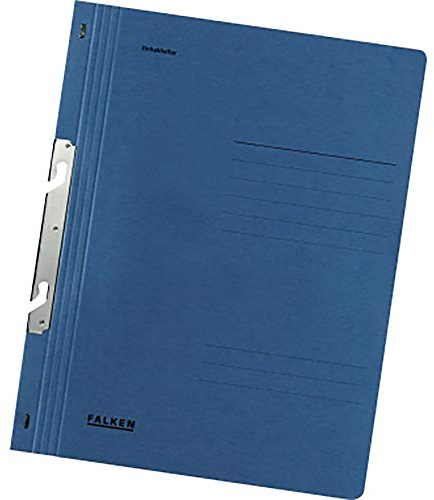 Single Stapler A4 1/1 Front Cover kfm. Binding, Blue, Manila Cardboard, 250 g/m²