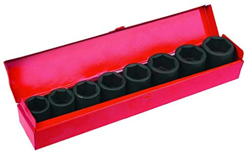 ?8 delar. Proffs slagmuttrar set 3/4 tum, CrV, 26 38 mm, slagskruv slagmuttrar