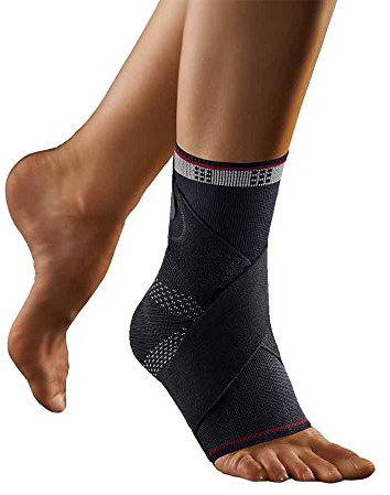 BORT select TaloStabil® Plus Fußbandage, medium, schwarz, links