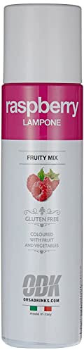 ODK Raspberry Puree Infused Fruit Syrup - Cocktails, Smoothies, Cooking, Baking and Desserts - 75cl