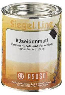 Asuso 99seidenmatt – Incolore Boots e di vernice per parquet 0,75 litri