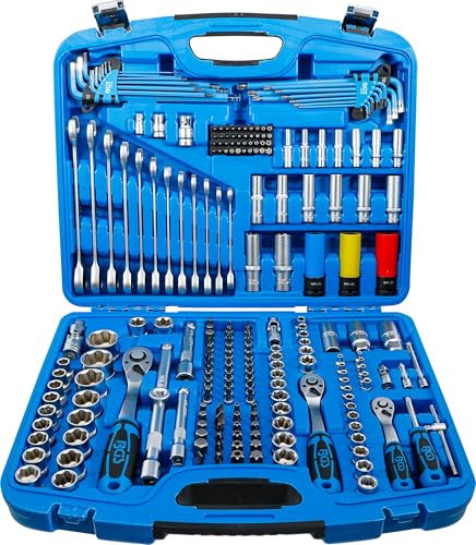 BGS Steckschlüssel-Satz Wellenprofil - 1/4 / 3/8 / 1/2 - 218-tlg.