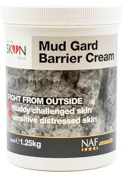 NAF Love the Skin He’s In Mud Gard Barrier Cream 1.25kg – Protective Skincare for Horses in Wet, Muddy Conditions – Water-Resistant Cream for Legs & Heels | Protective Skincare for Horses, Wet, Muddy Conditions, Water-Resistant, For Legs & Heels