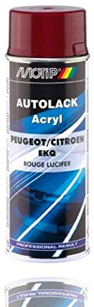 Peinture carrosserie rouge lucifer, EKQ, 400ml - Motip