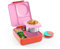 Omie B8983 OmieBox Kids Bento Lunch Box, Stainless Steel Bowl, Pink Berry