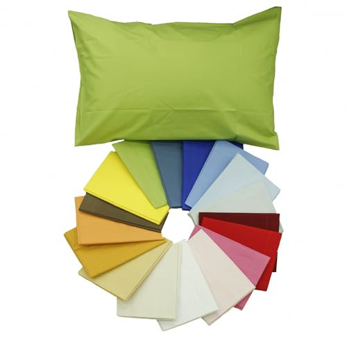 Daltex - Essenza Coppia di Federe a Tinta Unita Daltex Home - Disponibile in 29 Colori - 1197052 - CICLAMINO