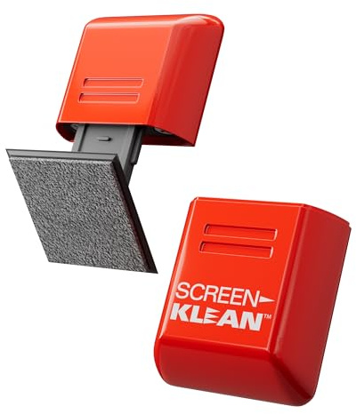 ScreenKlean Tablet Screen Cleaner, Injected Red, 1 Count | Reusable & Portable Streak-Free Touchscreen Cleaner, Carbon Microfiber Technology for iPad, Android, & Amazon Tablets