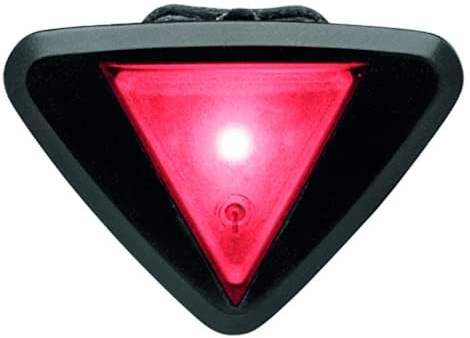 uvex plug-in LED XB044 Licht - passend für uvex quatro junior - Dauer- oder Blinklicht - black-red - one size