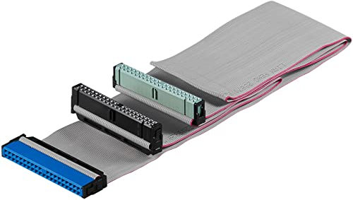 Goobay 50670 Cavo HDD IDE per Hard Disk Ultra ATA Fino a 133 Mbps, Giallo, 0.6 m Lunghezza del Cavo