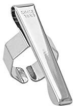Kaweco Stift Clip SPORT Oktogonal Silber für alle Stifte der Sport, Kalligraphie und Sketch Up Reihe I Stifte Halterung mit dezentem Logo als Accesscoire I Stiftehalter aus Bronze