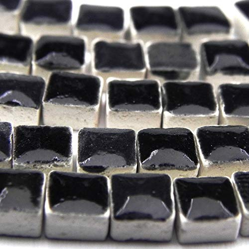 ALEA Mosaic Mini Mosaiksteine 5x5mm, 1000 Stück, Graphitschwarz, WL01
