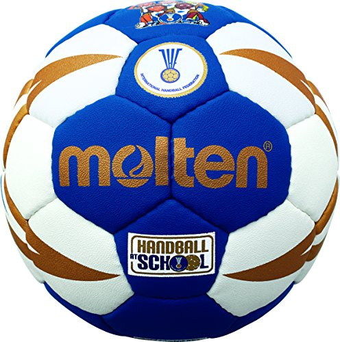 Molten – Pallone da Bambini Goal Cha, Bambini, Goalchaball, Blau/Weiß/Gold, 0