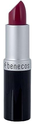 benecos Naturkosmetik - Lipstick - cremiges Finish | Natürlicher Lippenstift mit hochpigmentierter, intensiver Farbabgabe - pflegend für weiche Lippen | 4,5g | watermelon