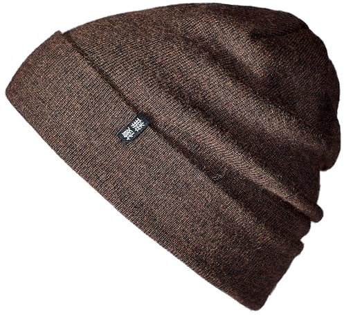 Enter the Complex® Merino Mütze Herren, Beanie Damen, 100% Merino Wolle, Warm und Dünn, Zweilagige Strickmütze