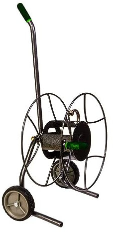 Yard Butler IHTC-1 Compact Garden Hose Truck, 100 ft - Backyard Hose Reel Cart for Convenient Storage - Lawn Care Essential - Tangle & Kink-Free - Rust-Resistant - Leakproof - Easy to Use