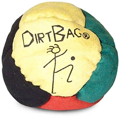 World Footbag Dirtbag Hacky Sack Fußtasche, Gelb/Schwarz/Grün/Rot