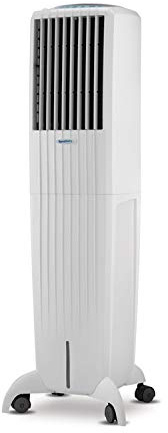 SYMPHONY DIET35I - Rafraichisseur d' Air - 170 watts - 3 vitesses - Réservoir de 35 L - Débit d'air : 1750 m3/h - Télécommande - 4 roulettes - Blanc