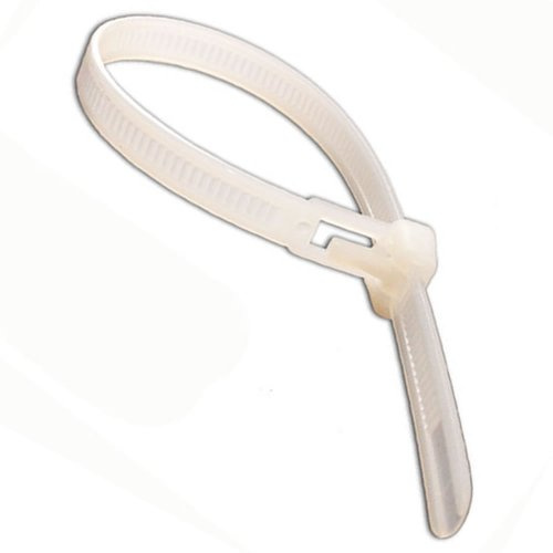 Nature Réutilisable câble Attaches Serre-câble/Collier de serrage 200 mm x 7 mm [100 paquet de] [200x7mm]