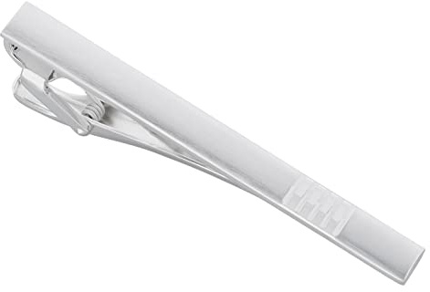 Grom Krawattenklammer/Krawattennadel gravierbar 925er Sterling Silber