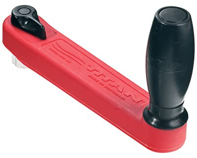 Lewmar® 10 Single Grip Winch Handle, Locking, Red with Black Grip