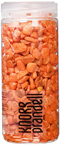 Knorr Prandell 218236204 Dekosteine 9-13 mm 500 ml, Farbe: orange