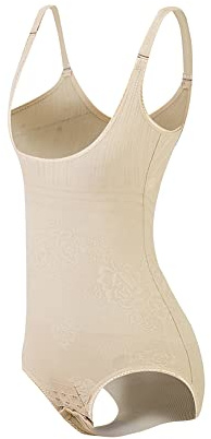KSKshape Shapewear för kvinnor, kroppsformning, bodysuit, trosa, postnatal, rekreation, mage, midja, formande, Beige, 42-44
