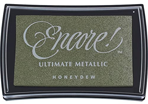 Tsukineko Ultimate Metallic Stempelkissen Pigment-Stempelkissen, Honeydew