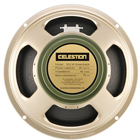Celestion G12M Greenback Guitar Speaker, 16 Ohm