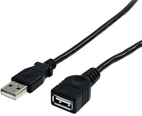 StarTech.com 3ft Black USB 2.0 Extension Cable A to A - M/F