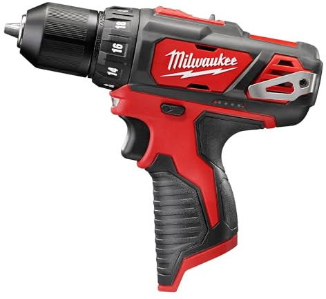 Milwaukee M12 12V 3/8-Inch Drill Driver (2407-20) (Bare Tool Only - Battery, Charger, and Accessories Not Included), Multicolor