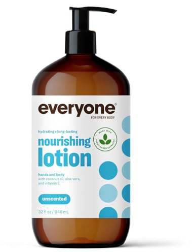 Everyone 2-in-1 Lotion for Hands/Body, 32 ounce (Pack of 1) Unscented made for Men and Women